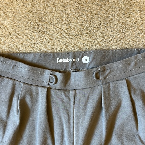 Betabrand Pants Womens Medium Gray Joggers Dress Business Casual - Picture 2 of 5